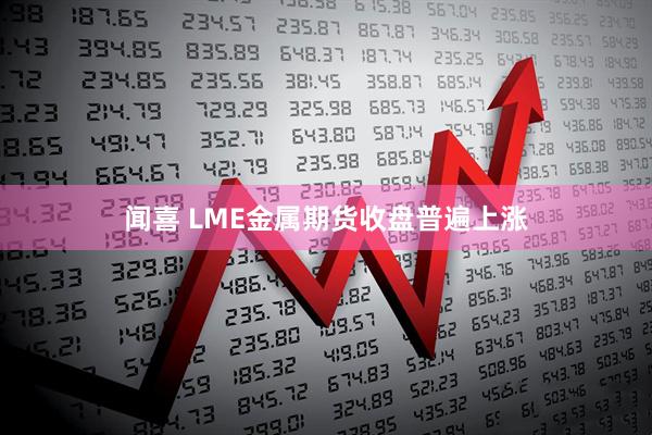 闻喜 LME金属期货收盘普遍上涨